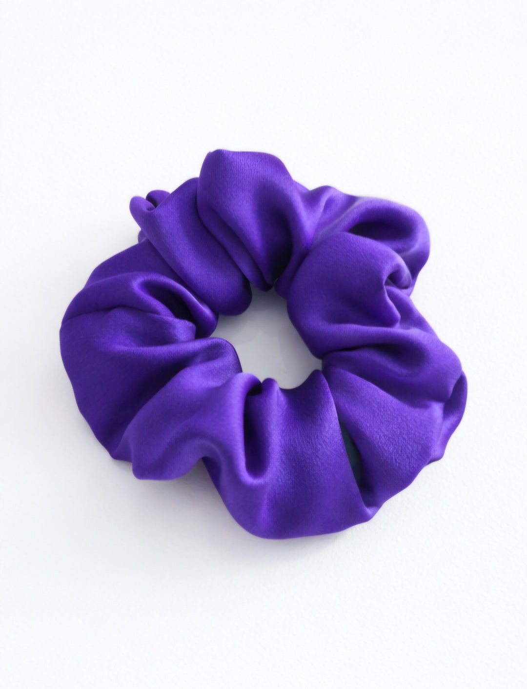 Šilkinė plaukų gumelė - violetinė