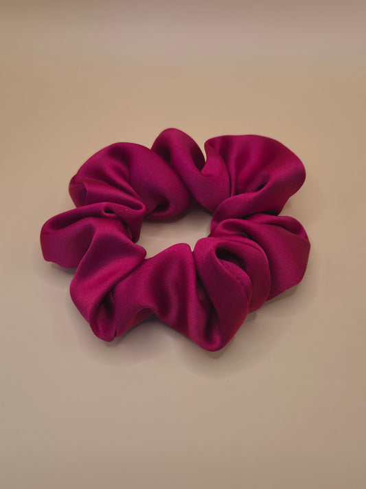 Armani šilko plaukų gumelė - avietinė