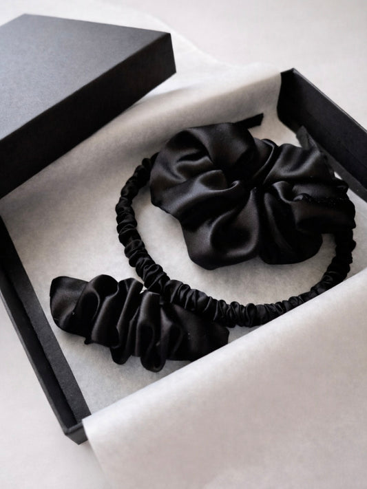 Šilkinis plaukų aksesuarų rinkinys